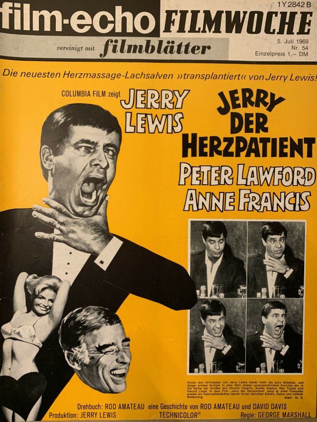 FILM-ECHO FILMWOCHE magazine side cover Issue 54 5 July 1969