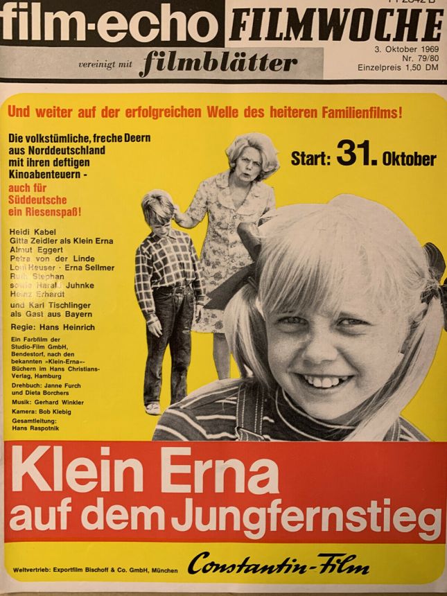 FILM-ECHO FILMWOCHE magazine side cover Issue 79-80 3 October 1969