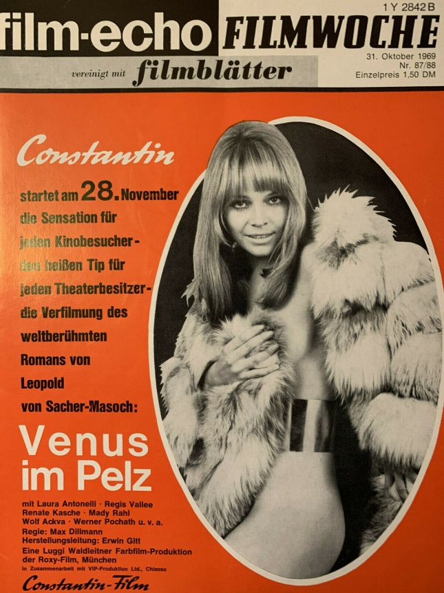 FILM-ECHO FILMWOCHE magazine side cover Issue 87-8 31 October 1969