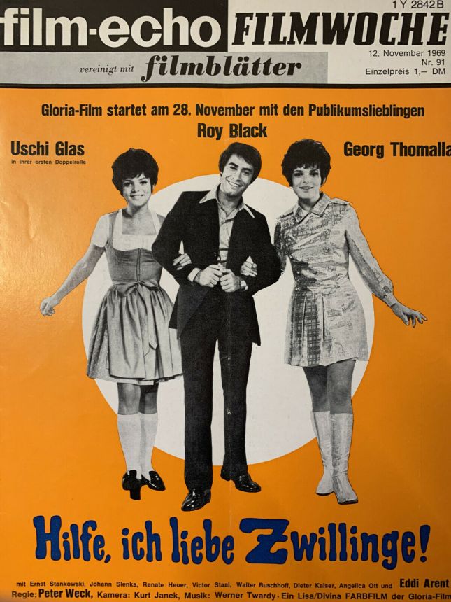 FILM-ECHO FILMWOCHE magazine side cover Issue 91 12 November 1969