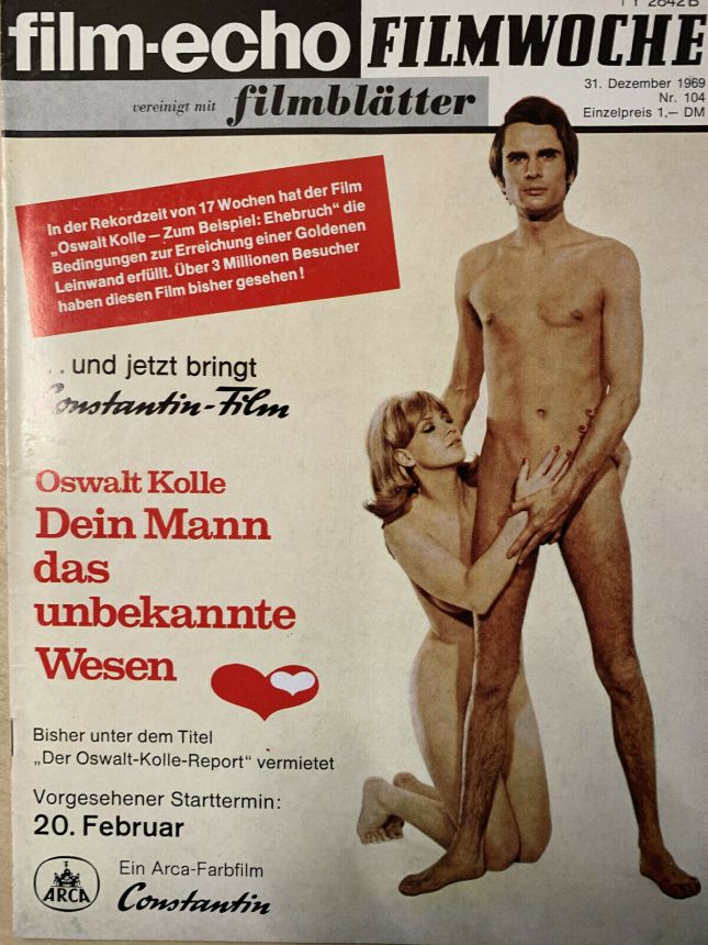 FILM-ECHO FILMWOCHE magazine side cover Issue 104 31 December 1969