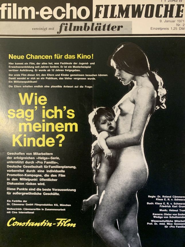 FILM-ECHO FILMWOCHE magazine side cover Issue 2 9 January 1971