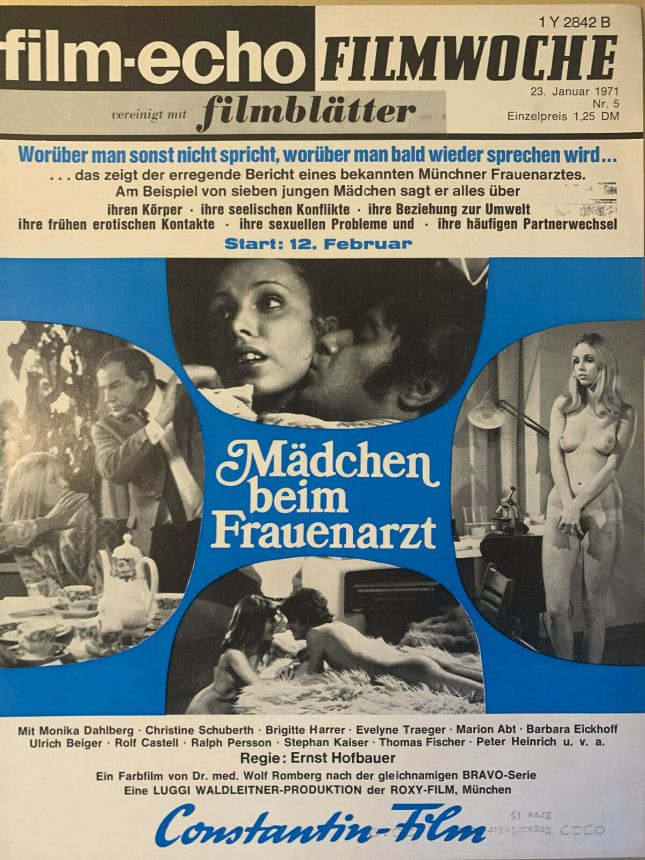 FILM-ECHO FILMWOCHE magazine side cover Issue 5 23 January 1971