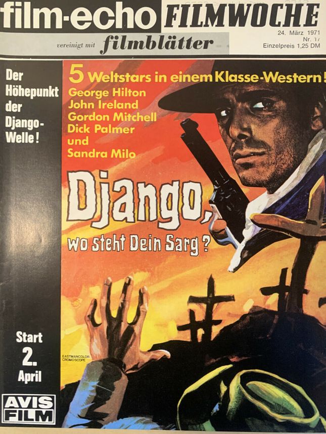 FILM-ECHO FILMWOCHE magazine side cover Issue 17 24 March 1971