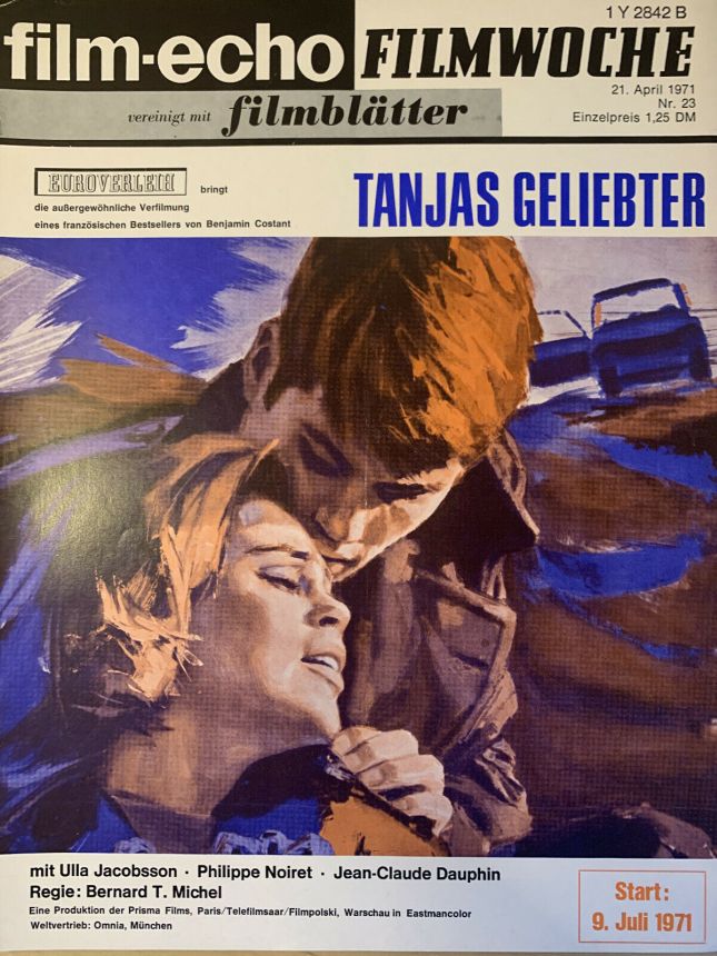 FILM-ECHO FILMWOCHE magazine side cover Issue 23 21 April 1971