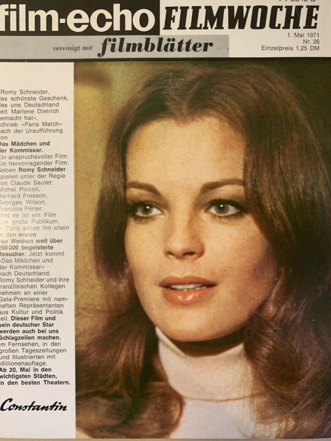 FILM-ECHO FILMWOCHE magazine side cover Issue 26 1 May 1971
