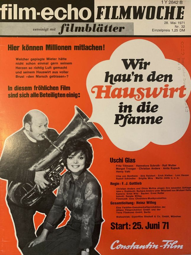 FILM-ECHO FILMWOCHE magazine side cover Issue 32 28 May 1971