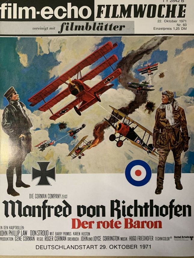 FILM-ECHO FILMWOCHE magazine side cover Issue 60 22 October 1971