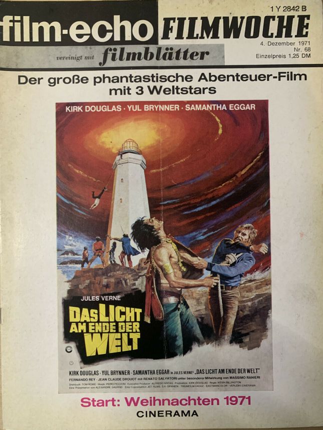 FILM-ECHO FILMWOCHE magazine side cover Issue 68 4 December 1971