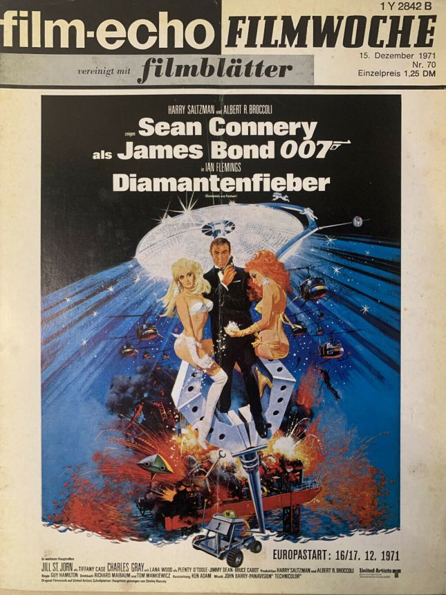 FILM-ECHO FILMWOCHE magazine side cover Issue 70 15 December 1971