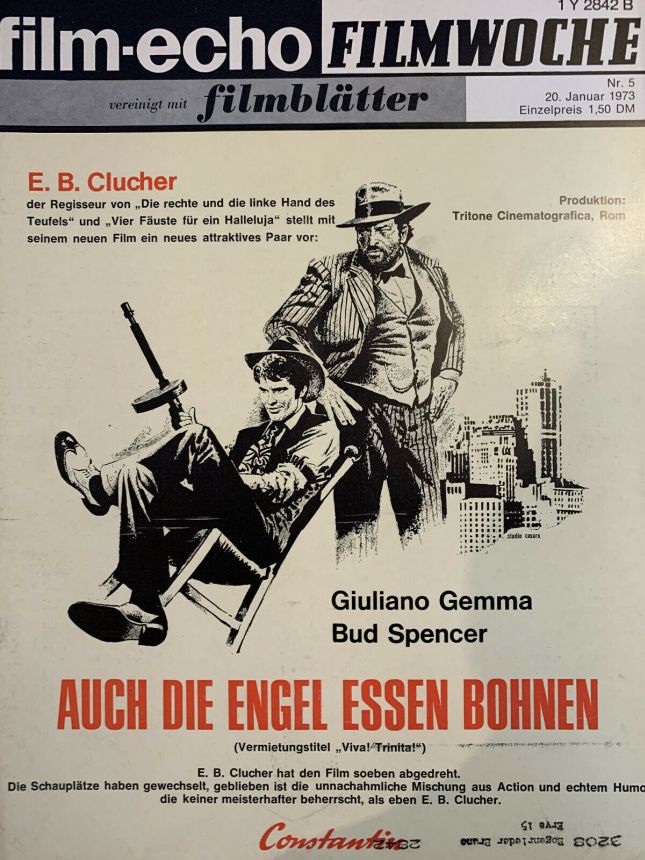 FILM-ECHO FILMWOCHE magazine side cover Issue 5 20 January 1973