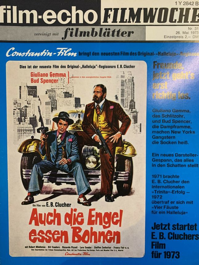 FILM-ECHO FILMWOCHE magazine side cover Issue 31 26 May 1973