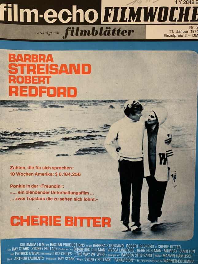 FILM-ECHO FILMWOCHE magazine side cover Issue 2 11 January 1974