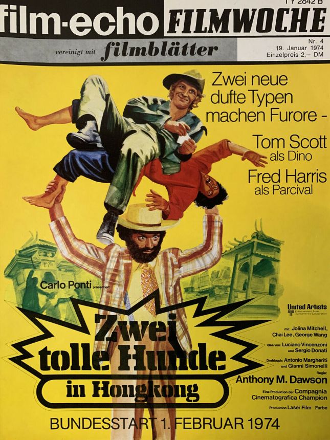 FILM-ECHO FILMWOCHE magazine side cover Issue 4 19 January 1974