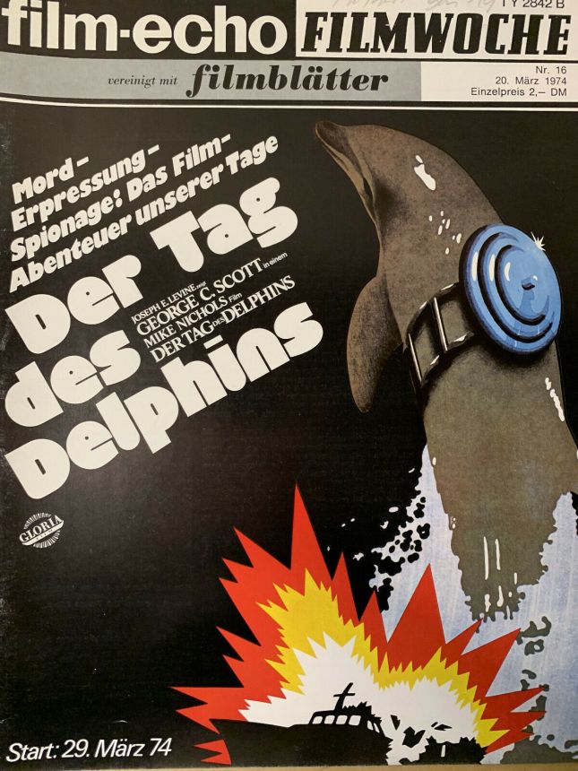 FILM-ECHO FILMWOCHE magazine side cover Issue 16 20 March 1974