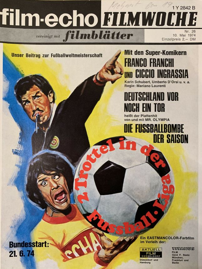FILM-ECHO FILMWOCHE magazine side cover Issue 26 10 May 1974