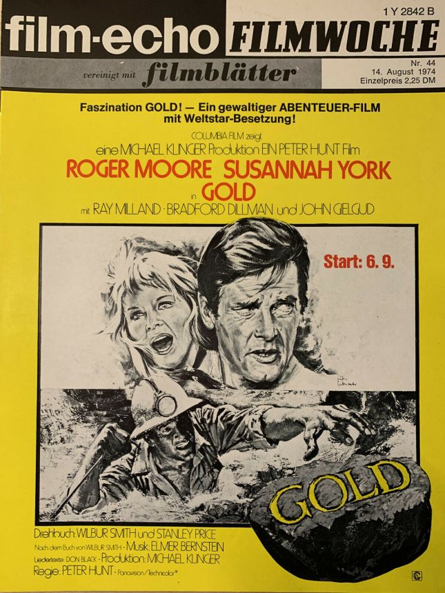 FILM-ECHO FILMWOCHE magazine side cover Issue 44 14 August 1974