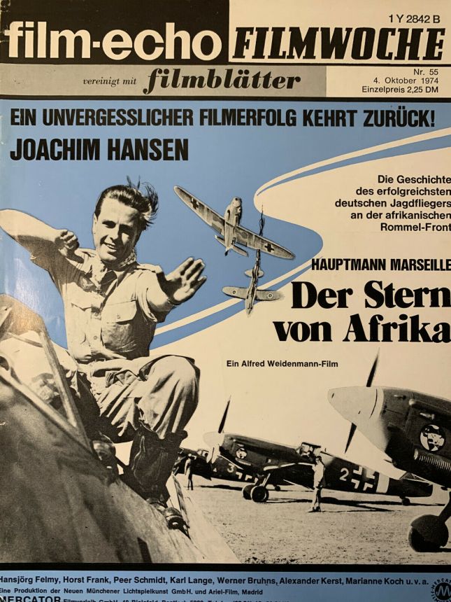 FILM-ECHO FILMWOCHE magazine side cover Issue 55 4 October 1974