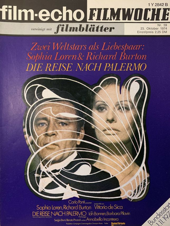 FILM-ECHO FILMWOCHE magazine side cover Issue 59 23 October 1974