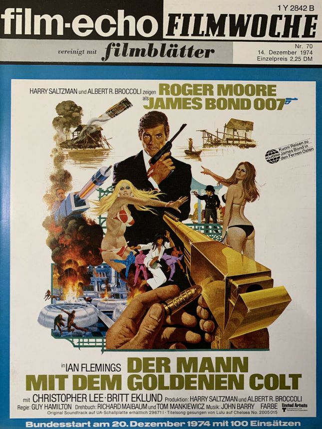 FILM-ECHO FILMWOCHE magazine side cover Issue 70 14 December 1974