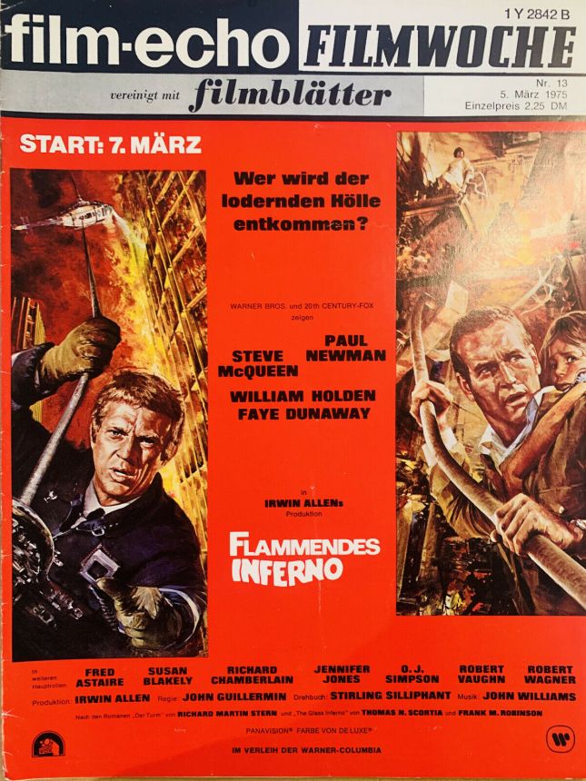 FILM-ECHO FILMWOCHE magazine side cover Issue 13 5 March 1975