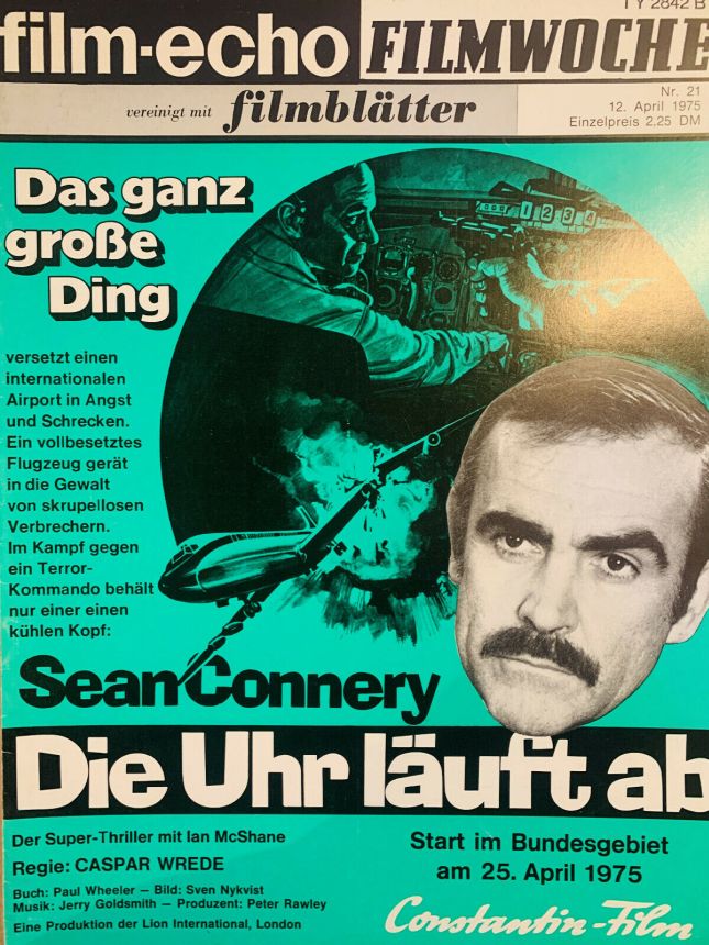 FILM-ECHO FILMWOCHE magazine side cover Issue 21 12 April 1975