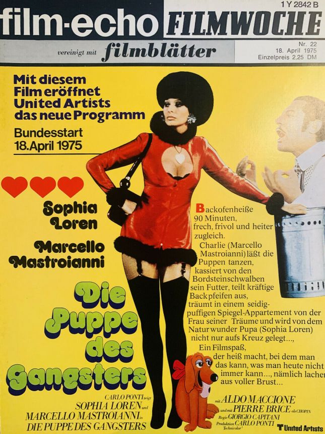 FILM-ECHO FILMWOCHE magazine side cover Issue 22 18 April 1975