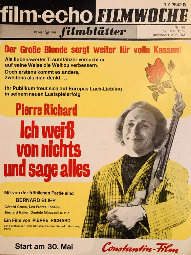 FILM-ECHO FILMWOCHE magazine side cover Issue 28 17 May 1975