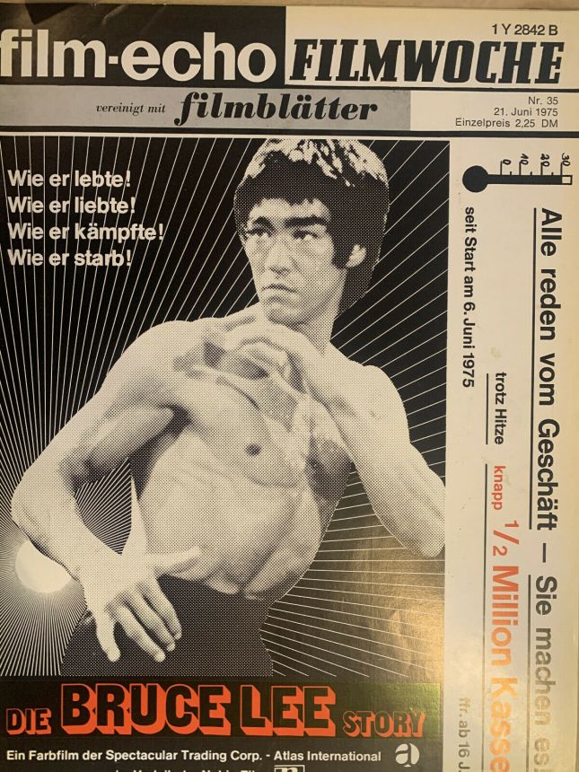 FILM-ECHO FILMWOCHE magazine side cover Issue 35 21 June 1975