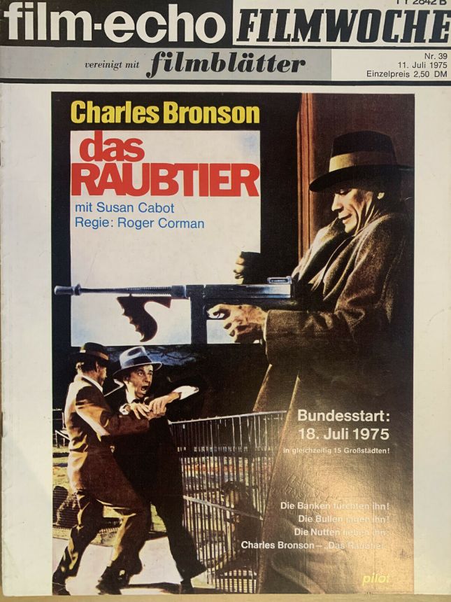 FILM-ECHO FILMWOCHE magazine side cover Issue 39 11 July 1975
