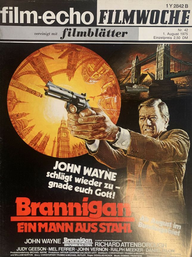 FILM-ECHO FILMWOCHE magazine side cover Issue 42 1 August 1975