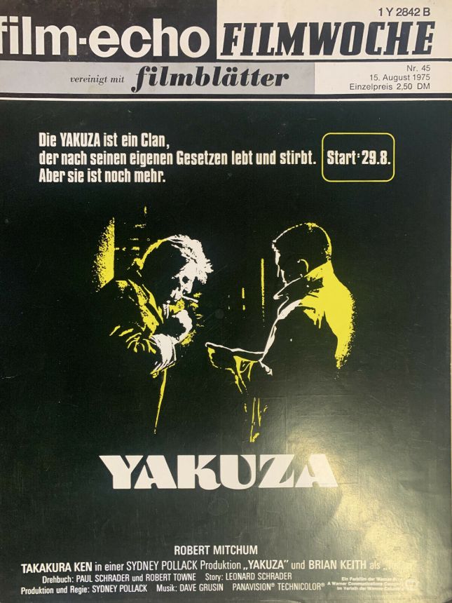 FILM-ECHO FILMWOCHE magazine side cover Issue 45 15 August 1975
