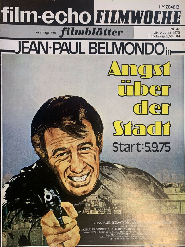 FILM-ECHO FILMWOCHE magazine side cover Issue 47 29 August 1975