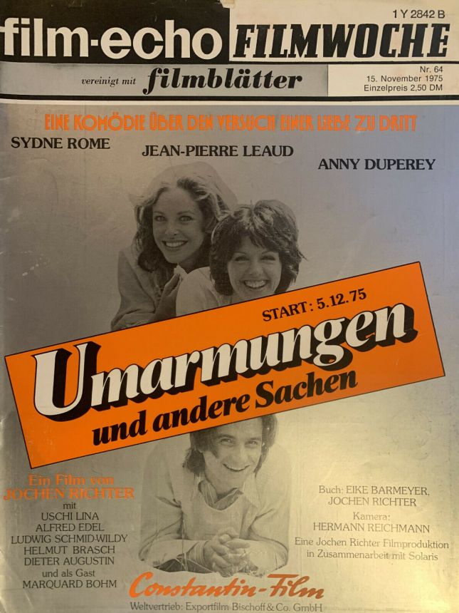 FILM-ECHO FILMWOCHE magazine side cover Issue 64 15 November 1975