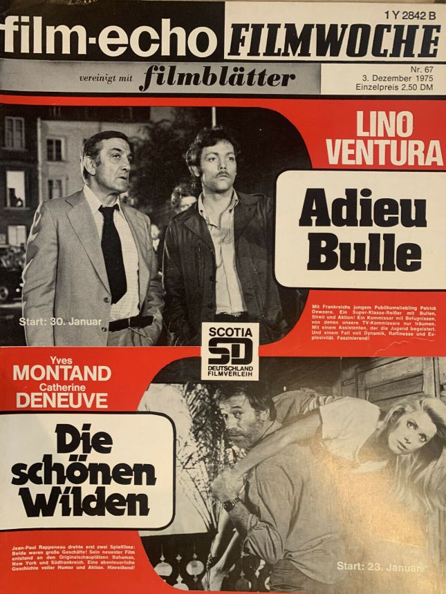 FILM-ECHO FILMWOCHE magazine side cover Issue 67 3 December 1975