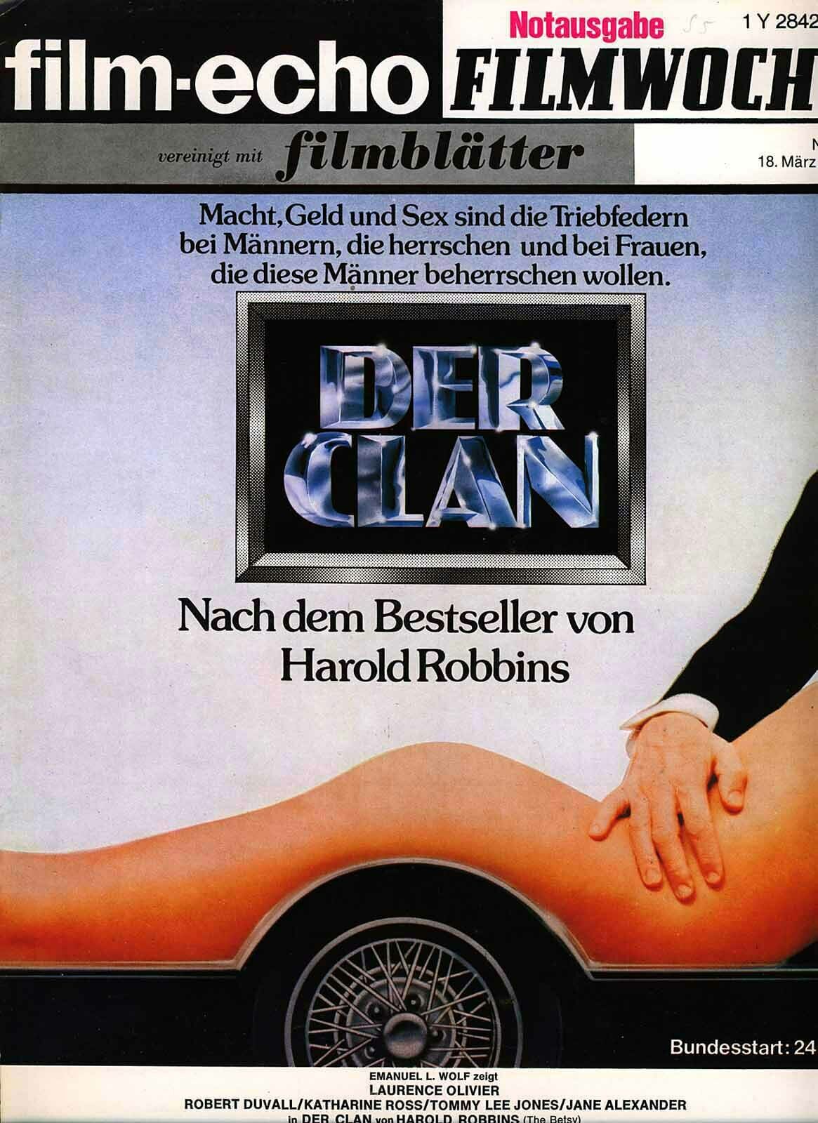 FILM-ECHO FILMWOCHE magazine side cover Issue 16 18 March 1978