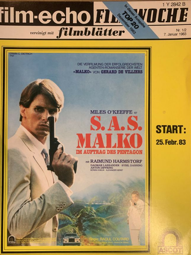 FILM-ECHO FILMWOCHE magazine side cover Issue 1-2 7 January 1983