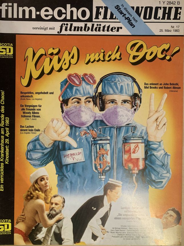 FILM-ECHO FILMWOCHE magazine side cover Issue 17 25 March 1983