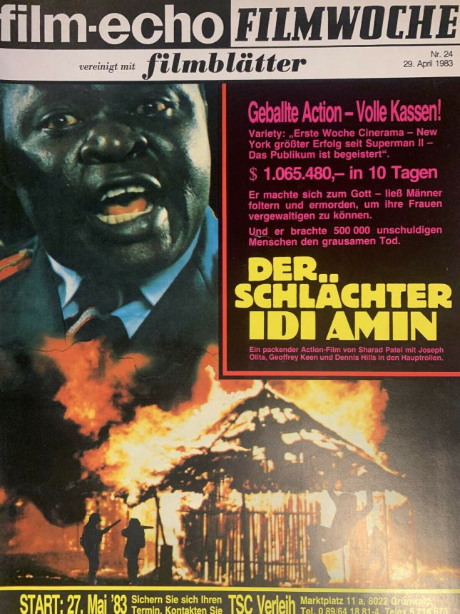 FILM-ECHO FILMWOCHE magazine side cover Issue 24 29 April 1983