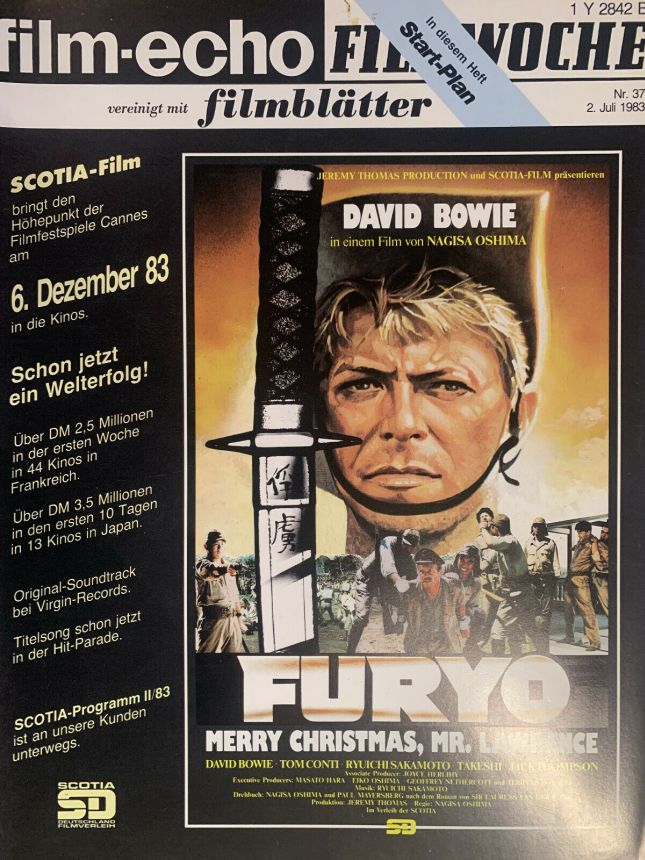 FILM-ECHO FILMWOCHE magazine side cover Issue 37 2 July 1983