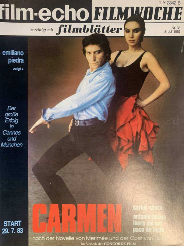 FILM-ECHO FILMWOCHE magazine side cover Issue 38 8 July 1983