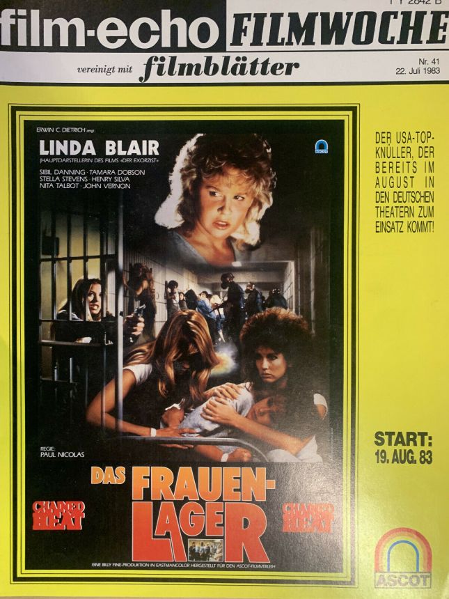 FILM-ECHO FILMWOCHE magazine side cover Issue 41 22 July 1983