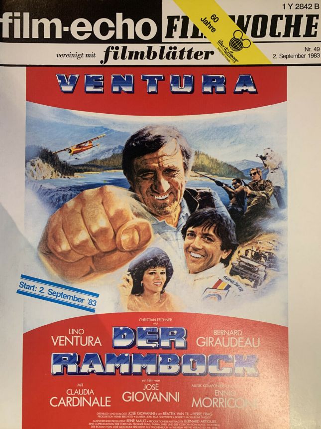 FILM-ECHO FILMWOCHE magazine side cover Issue 49 2 September 1983
