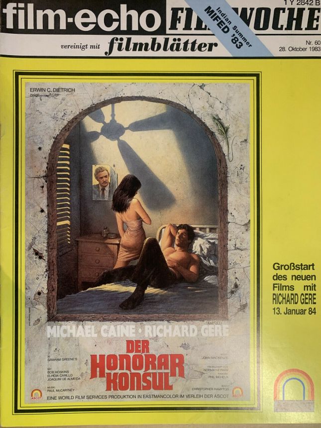 FILM-ECHO FILMWOCHE magazine side cover Issue 60 28 October 1983
