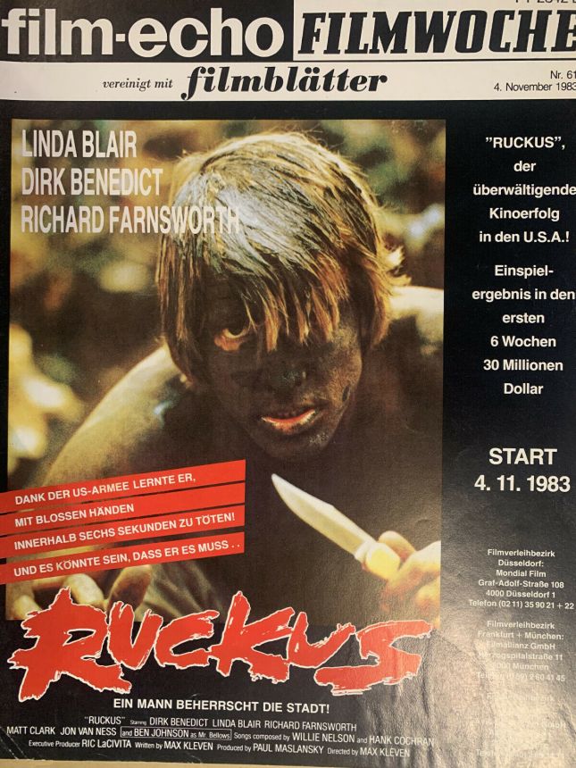 FILM-ECHO FILMWOCHE magazine side cover Issue 61 4 November 1983