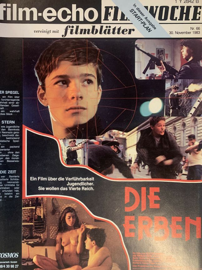 FILM-ECHO FILMWOCHE magazine side cover Issue 66 30 November 1983