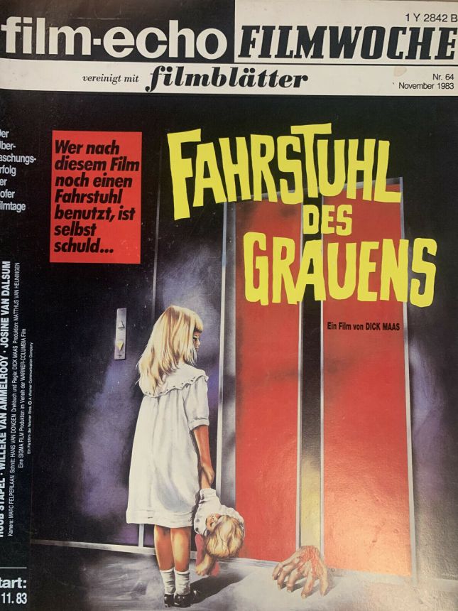 FILM-ECHO FILMWOCHE magazine side cover Issue 64  18 November 1983