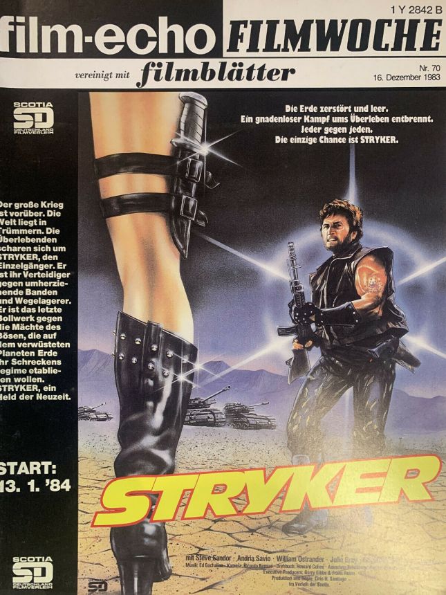 FILM-ECHO FILMWOCHE magazine side cover Issue 70 16 December 1983