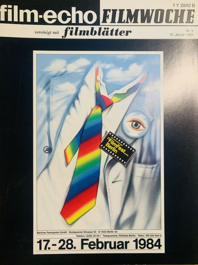 FILM-ECHO FILMWOCHE magazine side cover Issue 3 13 January 1984