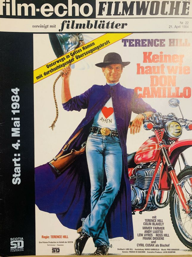 FILM-ECHO FILMWOCHE magazine side cover Issue 22 21 April 1984